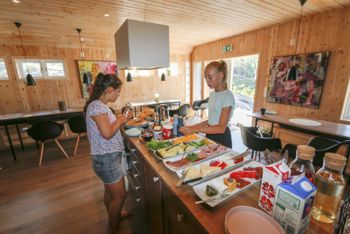 SMAKFULLT: Frokosten hos «Inne i Granskogen». SMAKFULLT: Frokosten hos «Inne i Granskogen».