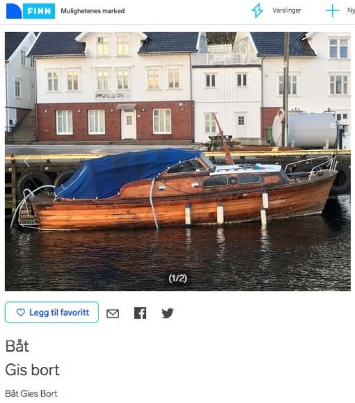Skjermdump fra Finn.no. Skjermdump fra Finn.no.
