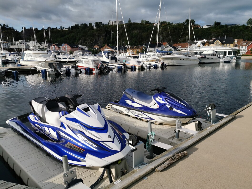 VANNSCOOTERE I HOLMESTRAND: Kan nå brukes lovlig. VANNSCOOTERE I HOLMESTRAND: Kan nå brukes lovlig.