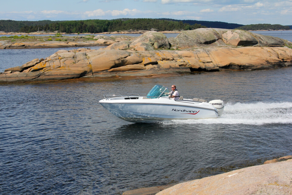 FORTSATT SOM NYBÅT: Men nå kan du også finne Nordkapp Enduro 550 på bruktbåtmarkedet.