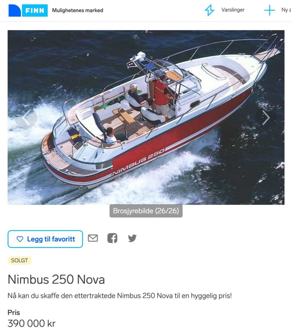 SKULLE TREFFE DE KAPITALSTERKE: Nimbus 250 Nova er et solid stykke design fra Ocke Mannerfelt. SKULLE TREFFE DE KAPITALSTERKE: Nimbus 250 Nova er et solid stykke design fra Ocke Mannerfelt.