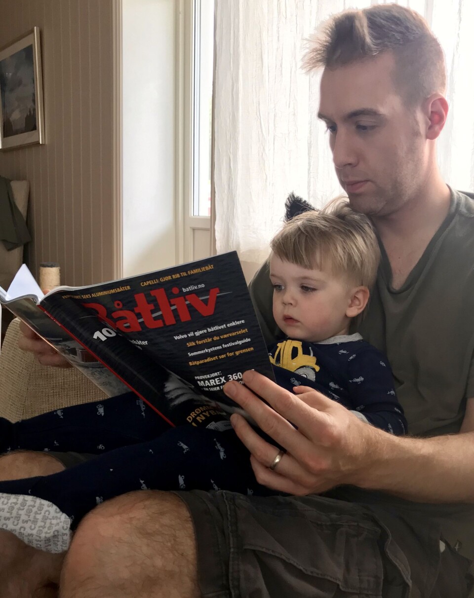 Store og små leser Båtliv