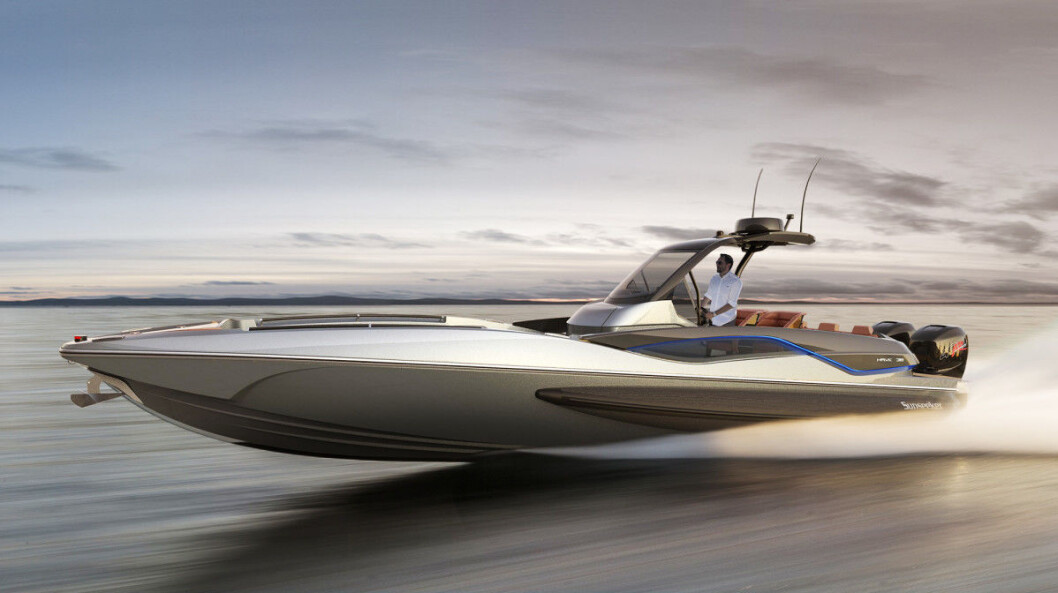 SUNSEEKER HAWK 38: Verdenspremieren er flyttet fra Cannes til Oslo. SUNSEEKER HAWK 38: Verdenspremieren er flyttet fra Cannes til Oslo.