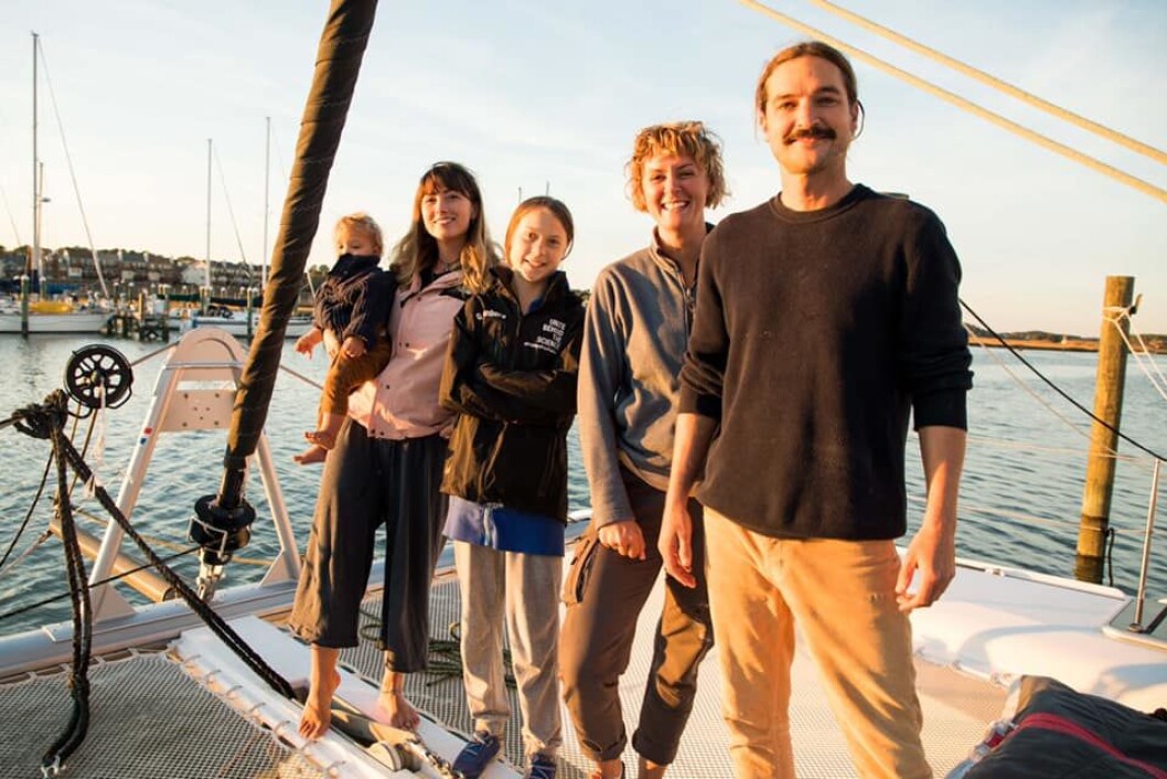 KLARE: Grete Thunberg skal vare med «La Vegabonde» over Atlanterhavet. KLARE: Grete Thunberg skal vare med «La Vegabonde» over Atlanterhavet.