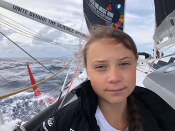 SEILER: Det blir mer komfort, men mindre fart for Thunberg på vei hjem fra USA. Bort seilte hun en IMOCA på 60-fot. SEILER: Det blir mer komfort, men mindre fart for Thunberg på vei hjem fra USA. Bort seilte hun en IMOCA på 60-fot.