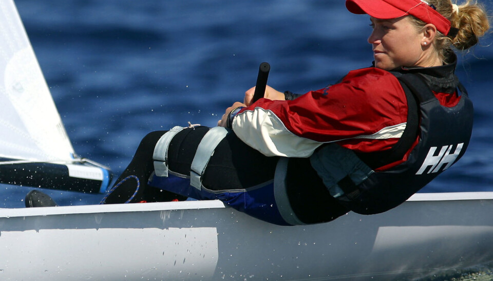 Siren Sundby tok gull i Europajolle under OL i 2004.