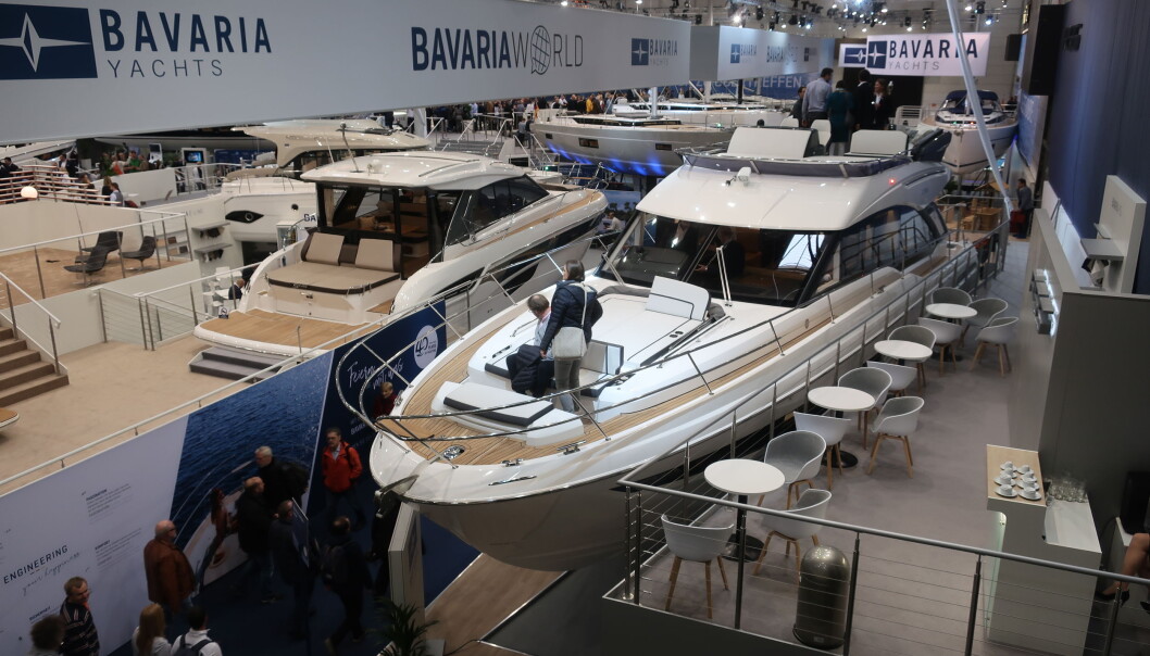 Bavaria stiller ut på Boot, men en rekke kjente produsenter skal ha trukket seg fra verdens største innendørs båtutstilling. Bavaria stiller ut på Boot, men en rekke kjente produsenter skal ha trukket seg fra verdens største innendørs båtutstilling.