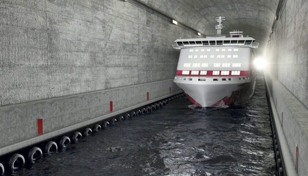 Skipstunnelen ved Stad skal stå ferdig i 2026 og vil koste 3,4 milliarder kroner Skipstunnelen ved Stad skal stå ferdig i 2026 og vil koste 3,4 milliarder kroner