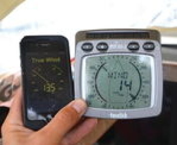 MULTIINSTRUMENT: Med NMEAremote og iAIS blir iPhone en vindmåler. MULTIINSTRUMENT: Med NMEAremote og iAIS blir iPhone en vindmåler.