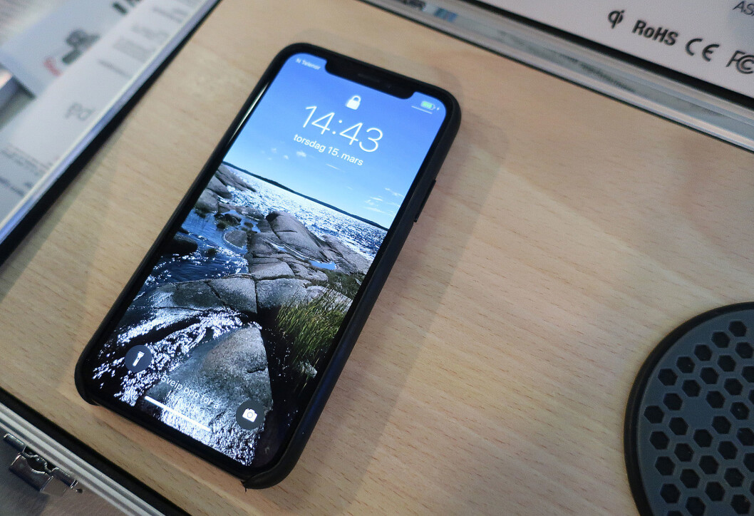 TRÅDLØST: Scanstrut ROKK er en trådløs løsning for å lade mobilen. TRÅDLØST: Scanstrut ROKK er en trådløs løsning for å lade mobilen.