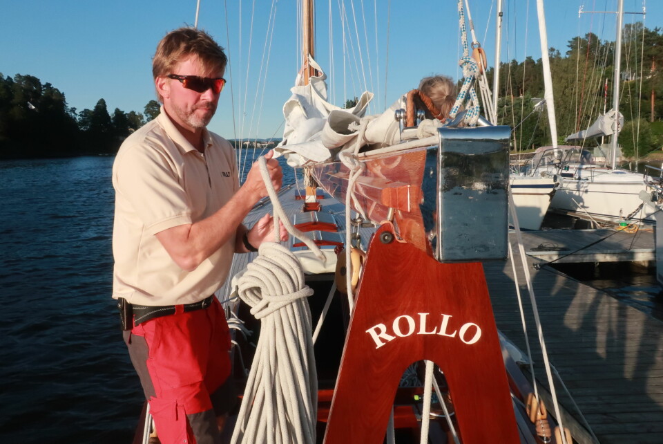 EKSPERT: Johan Chr. Falchenberg eier og steller en av Norges flotteste meterbåter.