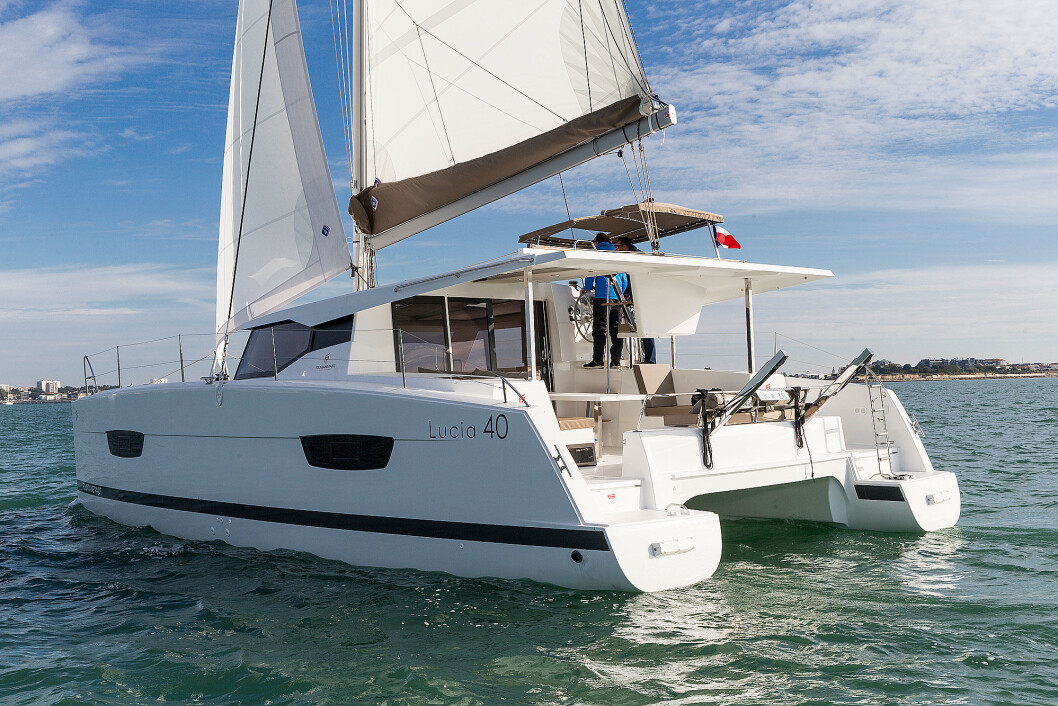 ELECTRIFISERT: Volvo Penta utstyrer en Lucia 40 fra Fountaine-Pajot med elektrisk drivlinje. ELECTRIFISERT: Volvo Penta utstyrer en Lucia 40 fra Fountaine-Pajot med elektrisk drivlinje.