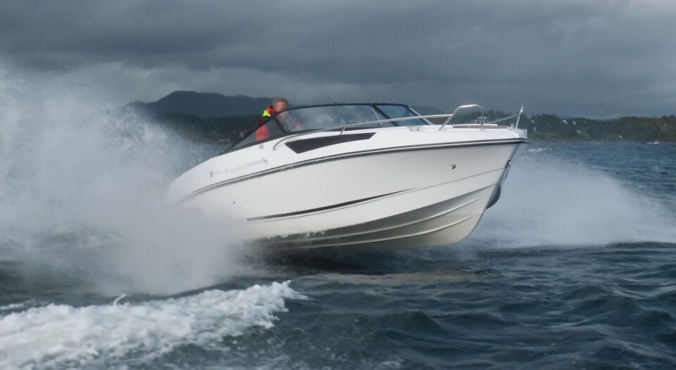 FART: Daycruiseren gikk 42 knop under testen.