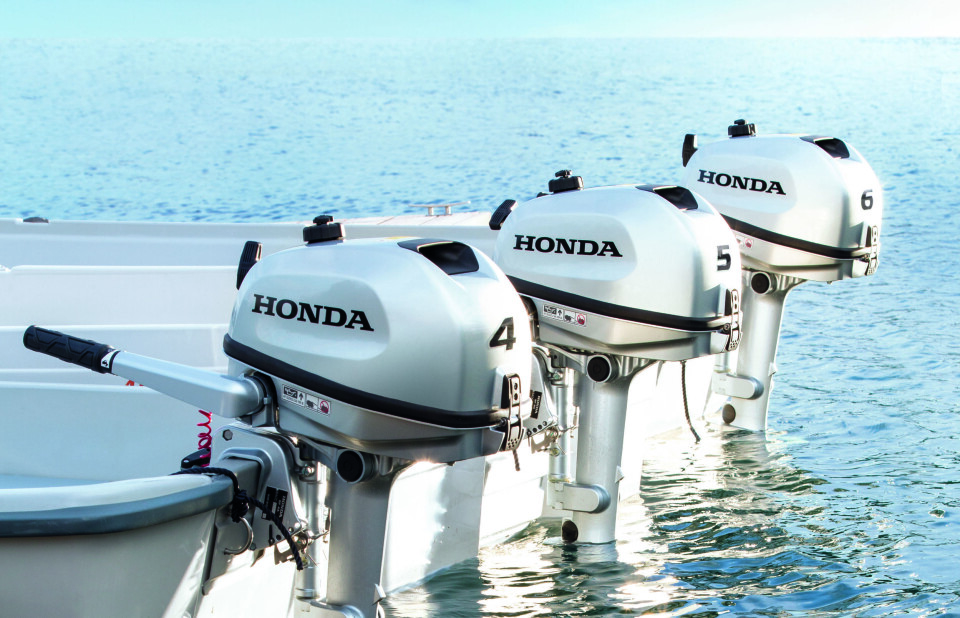 UTVALG: Honda levrer motorer fra 2,3 hk til 250 hk.