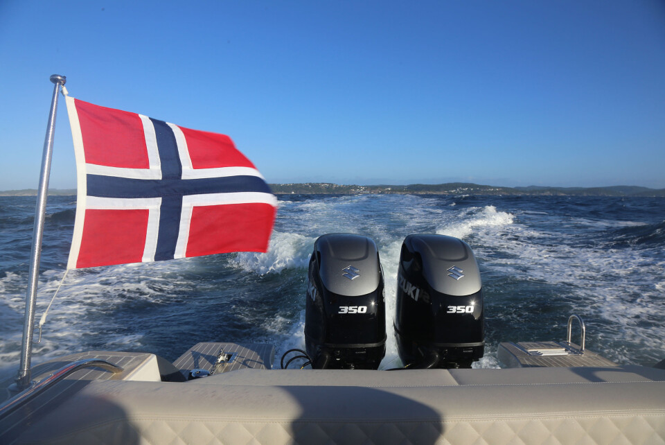 Frisk «jomfrutur» over Skagerak.