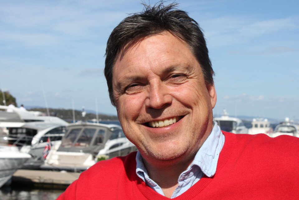 SENTRAL: Morten Gjeruldsen er daglig leder i Vollen Marina, og er klar for en aktiv sesong på bryggekanten.