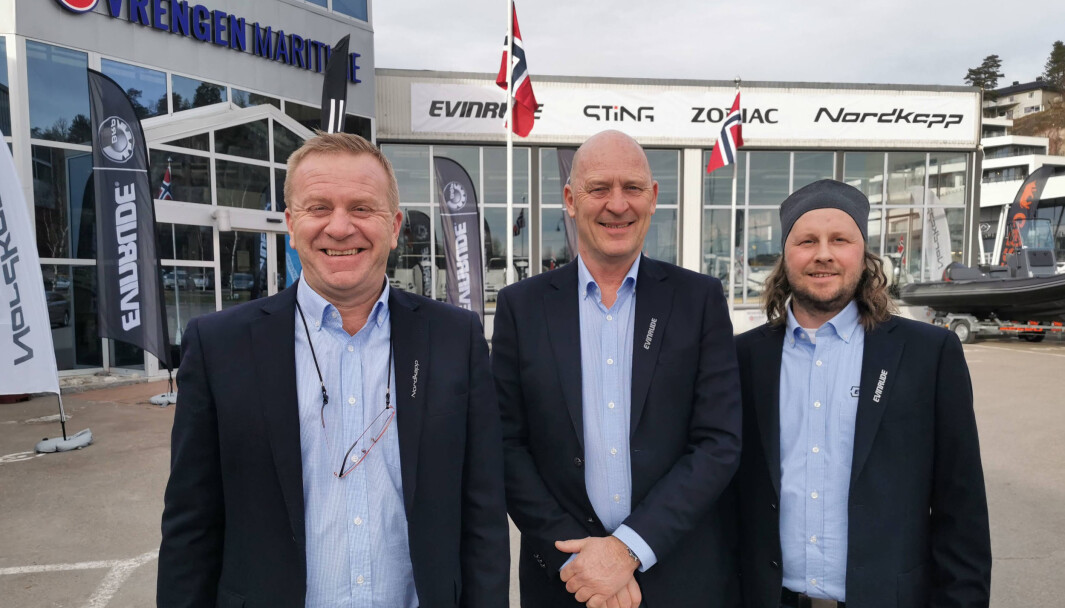 VRENGEN MARITIME: Jørn Hennig, Pål Bustad og Bjørn Ragnar Lier. VRENGEN MARITIME: Jørn Hennig, Pål Bustad og Bjørn Ragnar Lier.
