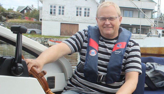 Dag Inge Aarhus i Sjøfartsdirektoratet. (Foto: Øystein Merkesvik, Karmøynytt). Dag Inge Aarhus i Sjøfartsdirektoratet. (Foto: Øystein Merkesvik, Karmøynytt).