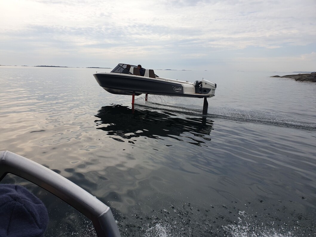 Candela har jobbet i fem år med sin båt som nå altså er klar for lansering. Candela har jobbet i fem år med sin båt som nå altså er klar for lansering.