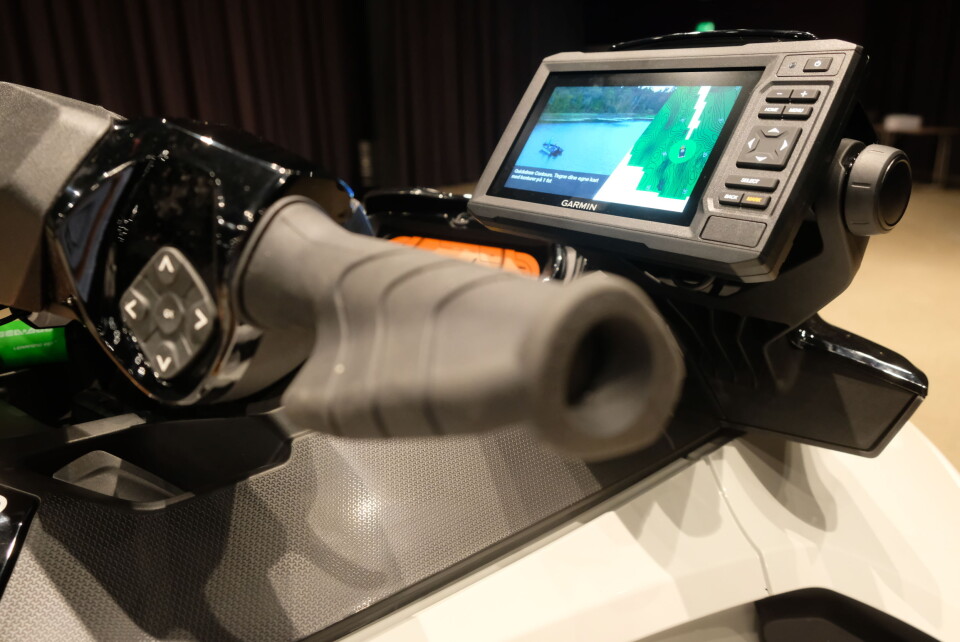 VELPLASSERT: I samarbeid med Garmin er det utviklet en plotter med fish-finder-funksjon.