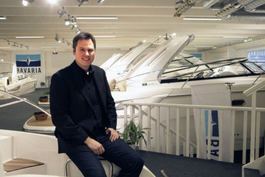 FORNØYD: Den norske Bavarioa-importøren Lars Erik Solvang er strålende fornøyd med at nye eiere er på plass i det tyske konsernet. FORNØYD: Den norske Bavarioa-importøren Lars Erik Solvang er strålende fornøyd med at nye eiere er på plass i det tyske konsernet.