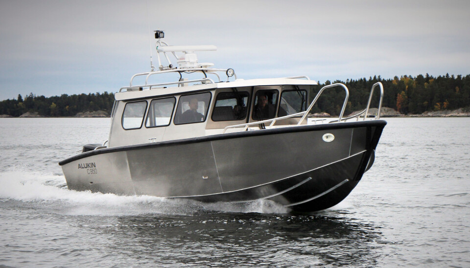 ROBUST: Grimstad Bådsenter skal nå selge de robuste båtene fra Alukin, her ser vi modellen C 950