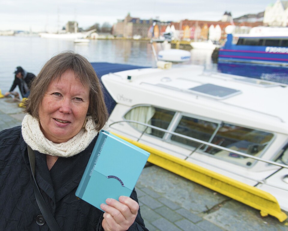 BÅTNAVN: Hildbjørg Solstad har samlet båtnavn i mer enn 30 år. Nå har det blitt til bok.