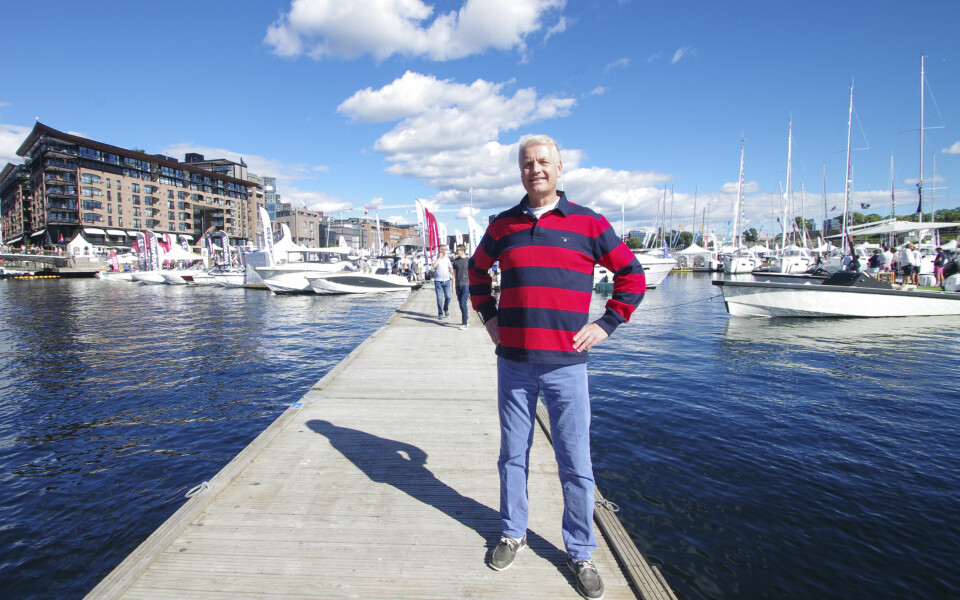KICKSTART: Godt båtsalg, selv før vinteren har sluppet taket, sier daglig leder Leif Bergaas i Norboat. Onsdag åpner 'Sjøen for alle'.