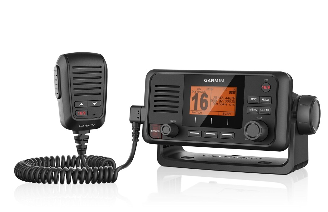 Garmins nye VHF byr på det meste av funksjoner. Garmins nye VHF byr på det meste av funksjoner.