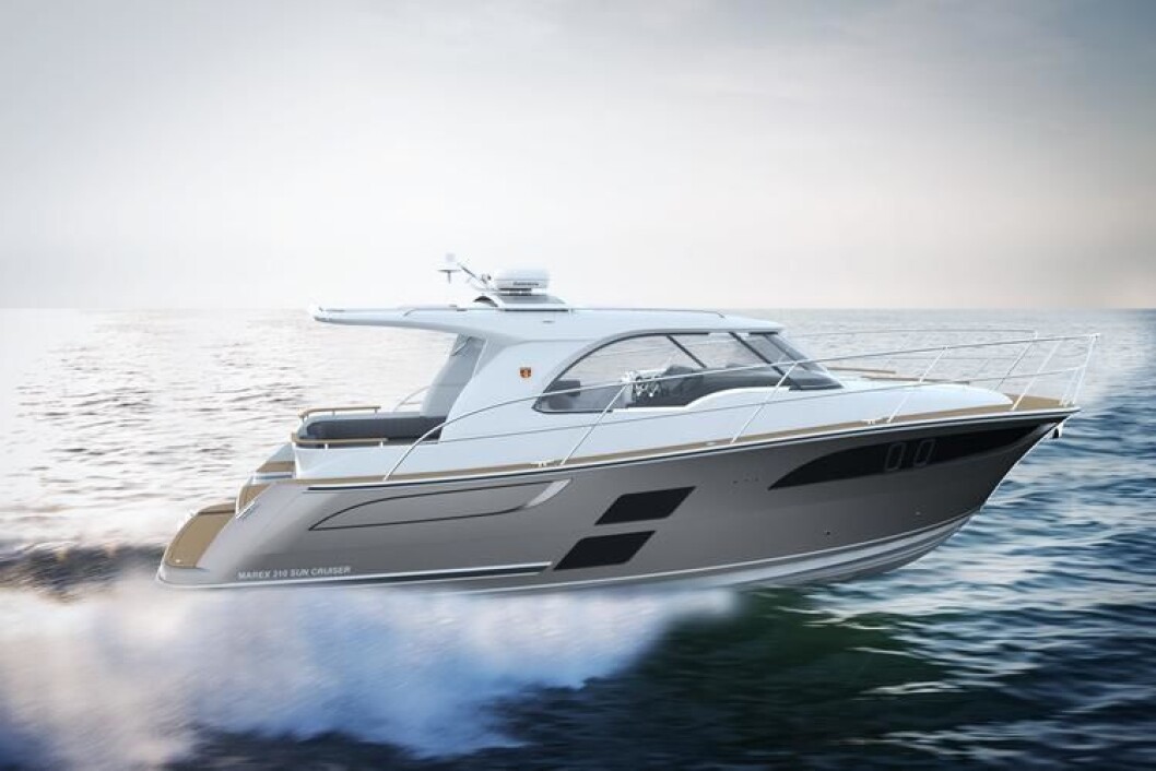 TILBAKE: Marex 310 Sun Cruiser er en velkjent modell fra Marex. Nå er klart for verdenspremiere på den nye 310 Sun Cruiser. TILBAKE: Marex 310 Sun Cruiser er en velkjent modell fra Marex. Nå er klart for verdenspremiere på den nye 310 Sun Cruiser.