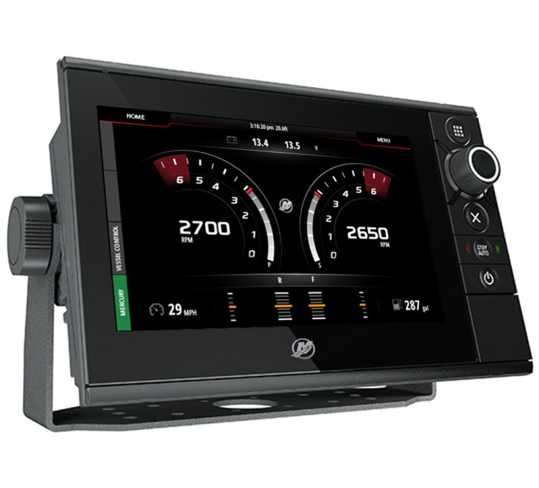 SMART PANEL: WesselView er Mercurus nye motorpanel som overvåker motorens forbruk, turtall, temperatur og mer. SMART PANEL: WesselView er Mercurus nye motorpanel som overvåker motorens forbruk, turtall, temperatur og mer.