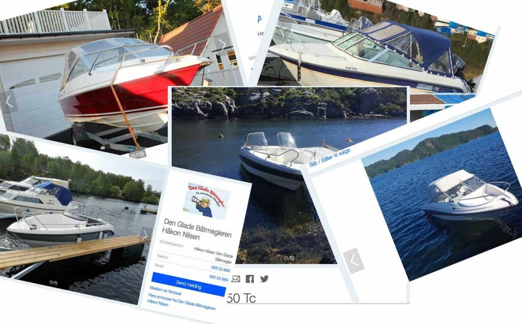 Disse fem båtene burde gi bra med båtglede for under 100 000 kroner. FOTO: Montasje/finn.no