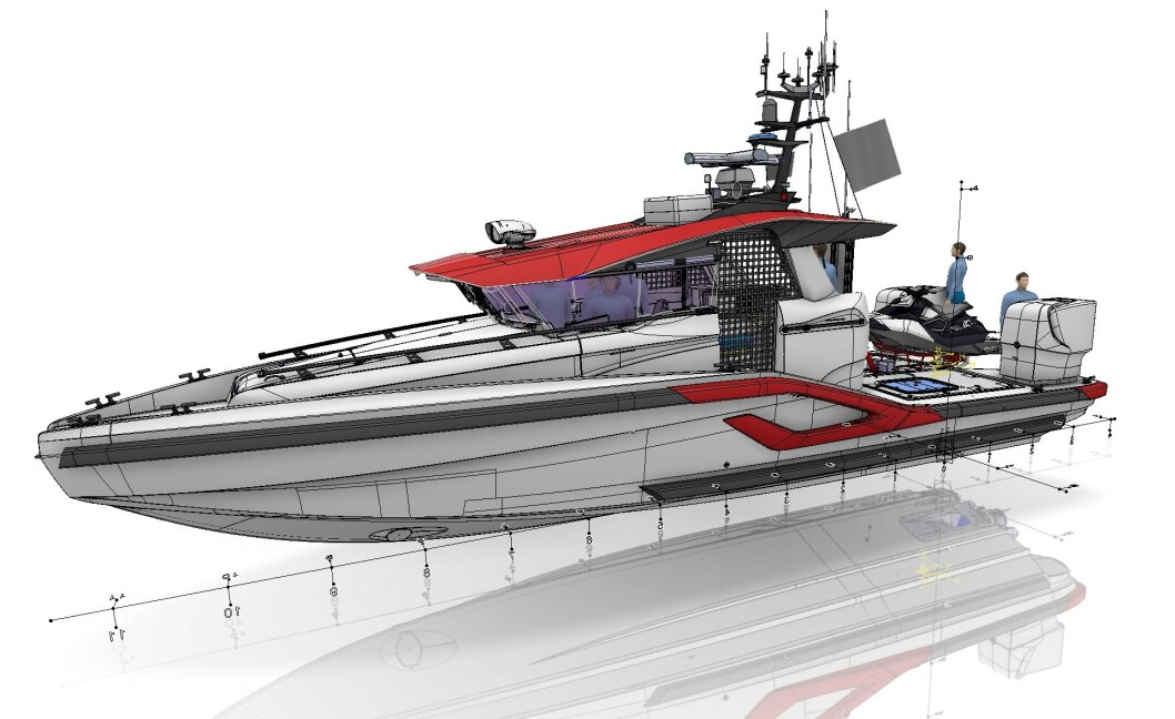EKER DESIGN: Hydroliftsjefen Bård Eker og hans team i Fredrikstad har designet den nye "Staff-klassen". EKER DESIGN: Hydroliftsjefen Bård Eker og hans team i Fredrikstad har designet den nye "Staff-klassen".