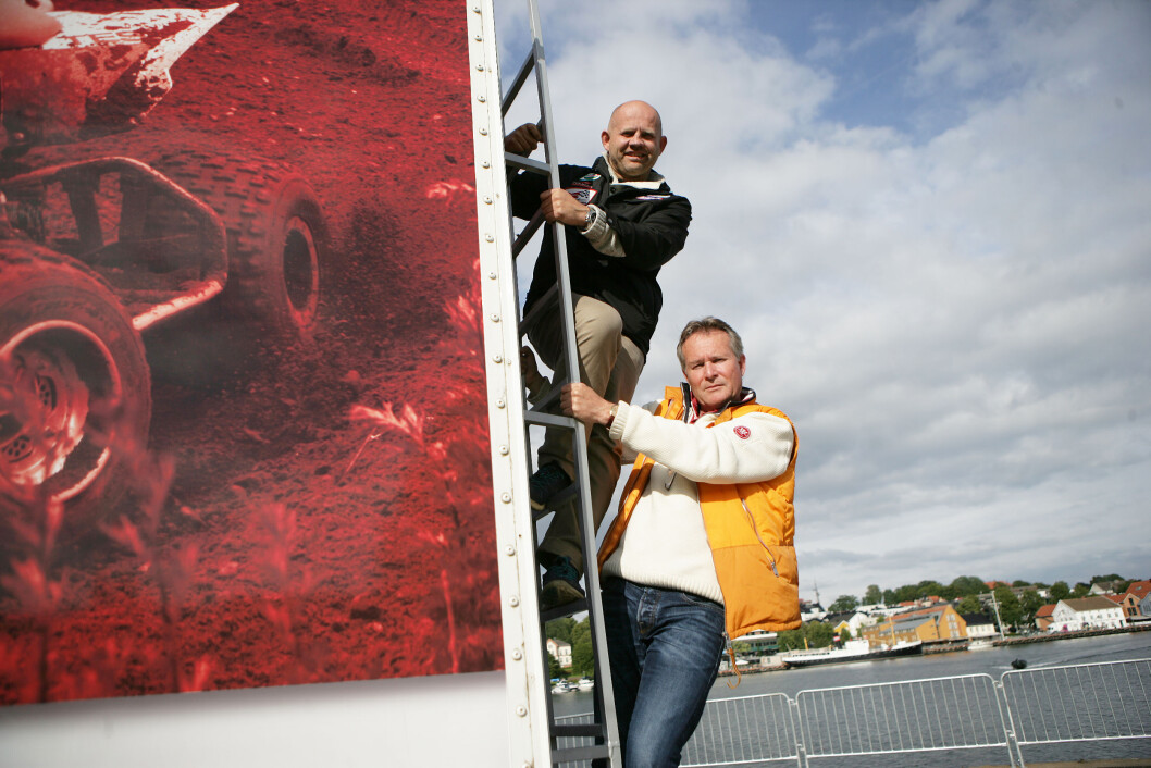 PÅ´N IGJEN: Frode Sundsdal og Kurt H. Zeiner er klare til en ny VM-runde i Tønsberg. Foto: Amund Rich. Løken. PÅ´N IGJEN: Frode Sundsdal og Kurt H. Zeiner er klare til en ny VM-runde i Tønsberg. Foto: Amund Rich. Løken.