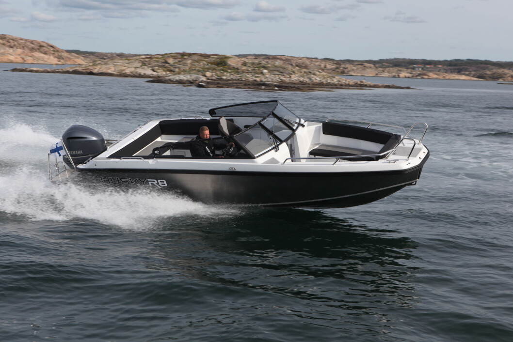 Finnmaster Husky 5 er en av de tre nye, overraskende modellene fra den finske produsenten.(Foto: Atle Knutsen) Finnmaster Husky 5 er en av de tre nye, overraskende modellene fra den finske produsenten.(Foto: Atle Knutsen)