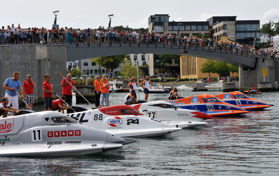 VM: Verdens beste båtførere i båtsportklasse F2 stiller til start i VM i Tønsberg i helgen. VM: Verdens beste båtførere i båtsportklasse F2 stiller til start i VM i Tønsberg i helgen.