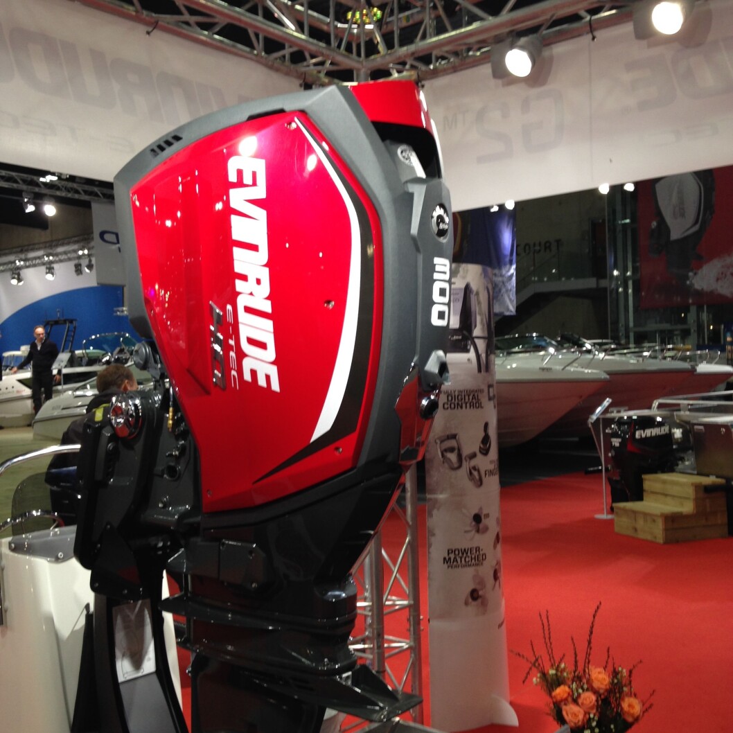 BLIKKFANG: De nye Evinrude-motorene er et skikkelig blikkfang... BLIKKFANG: De nye Evinrude-motorene er et skikkelig blikkfang...