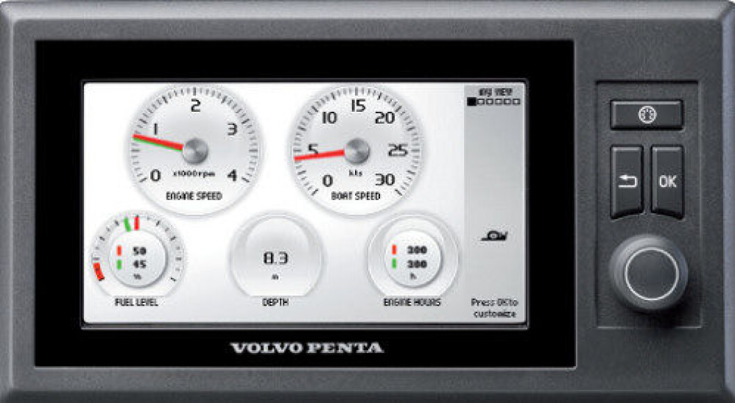 Volvo Pentas elektroniske fartøykontroll-system, EVC. Volvo Pentas elektroniske fartøykontroll-system, EVC.
