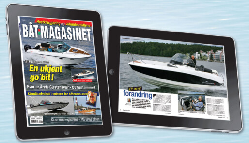 Les Båtmagasinet på iPad