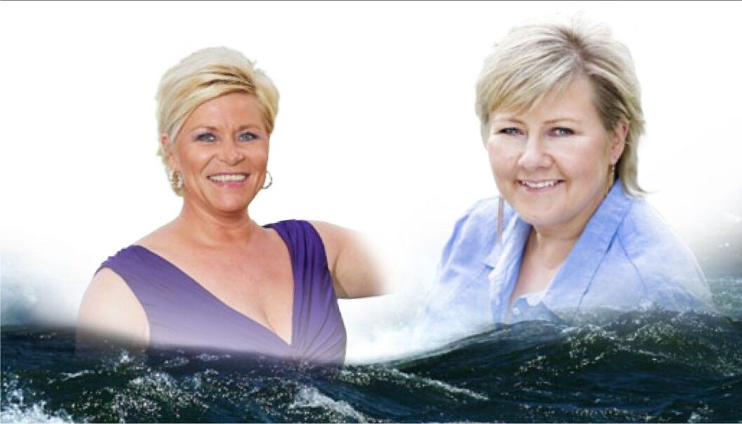 Finansminister Siv Jensen (t.v.) og statsminister Erna Solberg fjerner ikke den ekstra avgiften på 1 krone som ble lagt på båtdieselen. I steden økes den med 2,1 prosent. Finansminister Siv Jensen (t.v.) og statsminister Erna Solberg fjerner ikke den ekstra avgiften på 1 krone som ble lagt på båtdieselen. I steden økes den med 2,1 prosent.