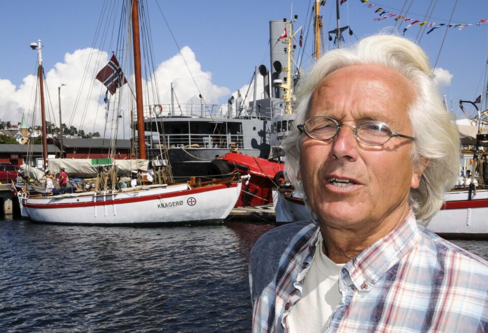 RS «KRAGERØ»: Olav Bjørshol vil selge redningsskøya «Kragerø» til Kragerø. Foto: Per Eckholdt/Kragerø Blad Vestmar.