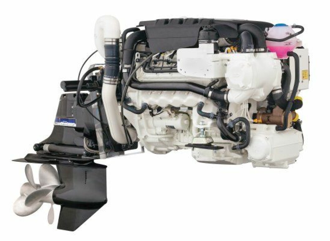 Denne kraftpakken på 370 hk er en ny V8 dieselmotor fra Mercury
