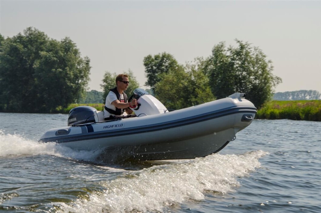 MINSTEMANN: Highfield Oceanmaster 350 er minste båt i RIB-serien fra den australske produsenten. MINSTEMANN: Highfield Oceanmaster 350 er minste båt i RIB-serien fra den australske produsenten.
