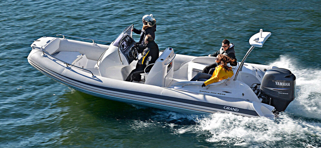 NY BÅT: Grand GL (Golden Line) G650 er en 21 fots RIB i det øvre prissjiktet. NY BÅT: Grand GL (Golden Line) G650 er en 21 fots RIB i det øvre prissjiktet.
