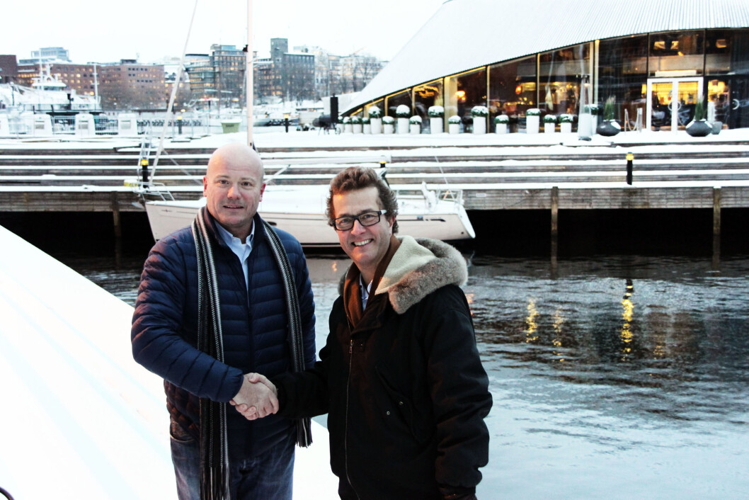 FLYTTER: Norboat, her representert ved direktør Erlend Prytz er blitt enige med Geir Olav Helgeroll og marinaeier Norwegian Property. FLYTTER: Norboat, her representert ved direktør Erlend Prytz er blitt enige med Geir Olav Helgeroll og marinaeier Norwegian Property.