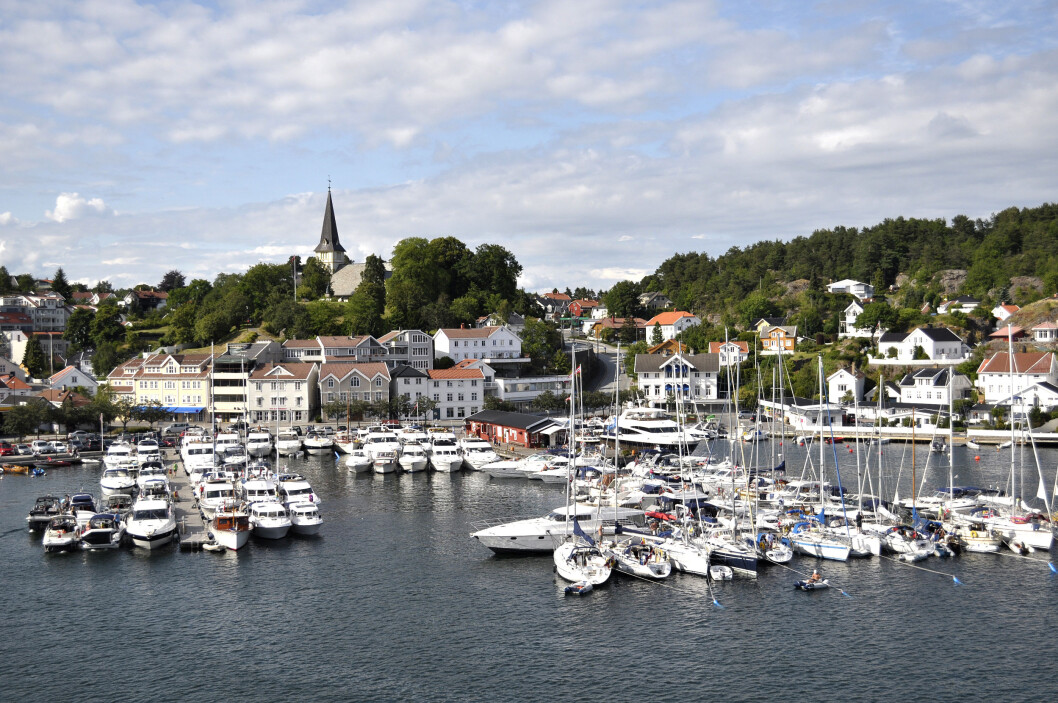SØRLANDSHAVN: Grimstad er blant de nominerte havnene. SØRLANDSHAVN: Grimstad er blant de nominerte havnene.