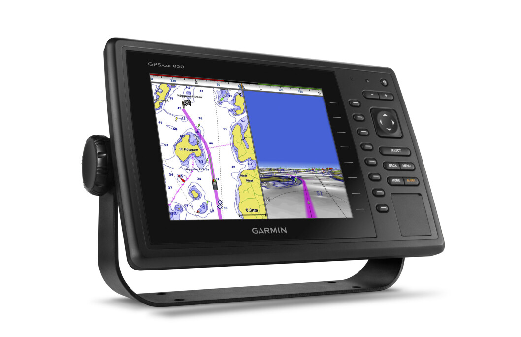 NYHET: Garmin lanserte denn uken to nye kartplottere under utstyrsmessa METS i Amsterdam. Dette er GPSMAP 820. Det kommer også en 10-tommers modell. NYHET: Garmin lanserte denn uken to nye kartplottere under utstyrsmessa METS i Amsterdam. Dette er GPSMAP 820. Det kommer også en 10-tommers modell.