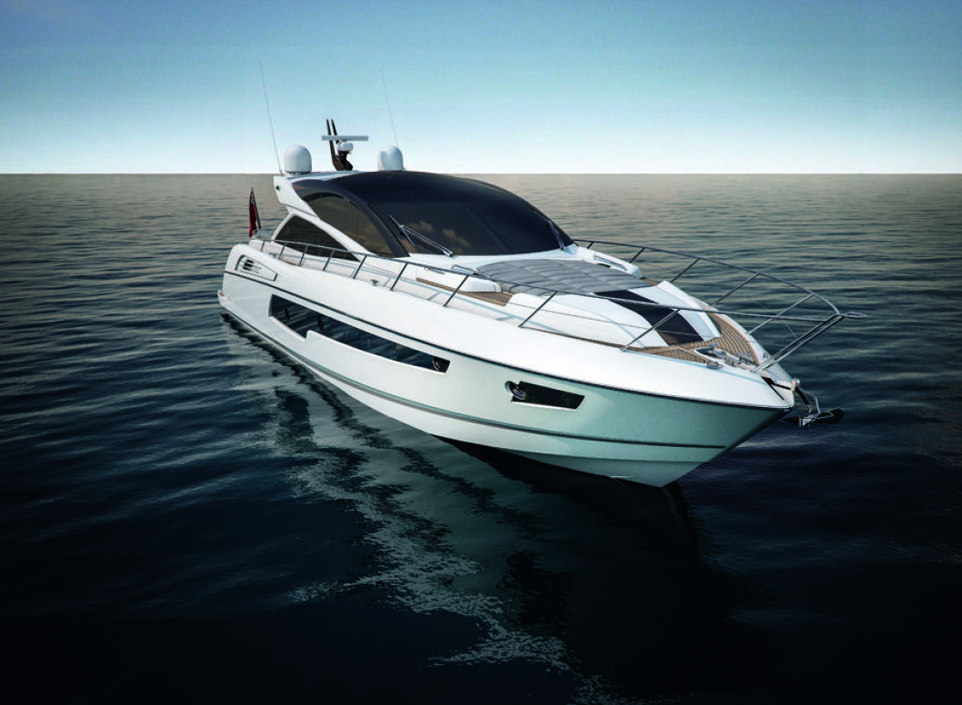 Sunseeker Predator 68 presenteres under London boat show 2013. Sunseeker Predator 68 presenteres under London boat show 2013.