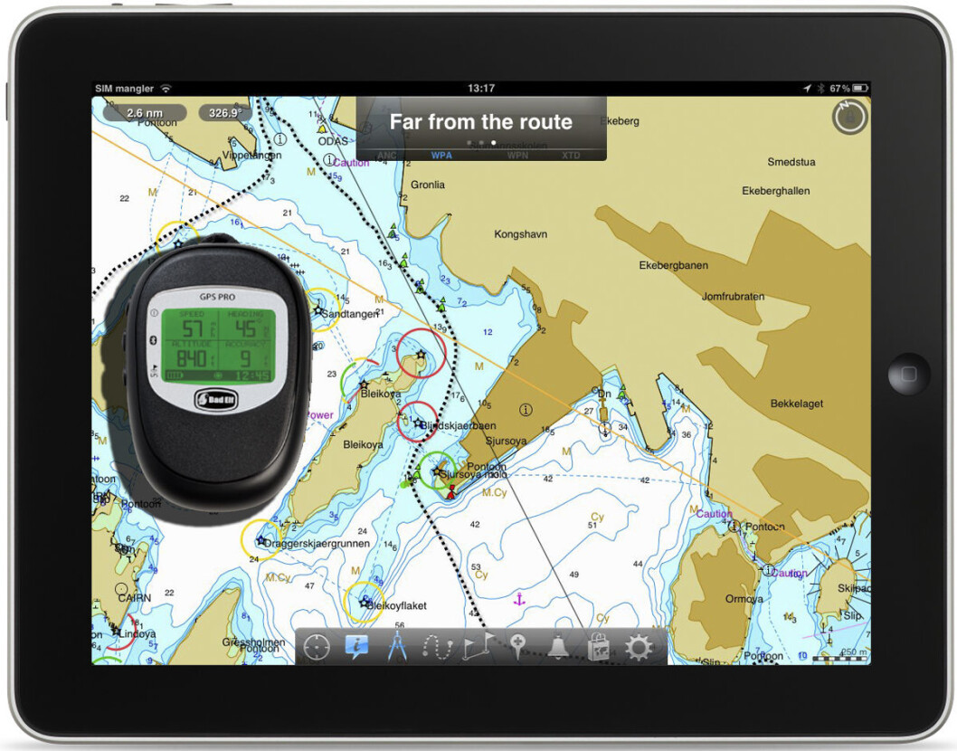 GPS: Bad Elf gjør Ipad-er uten 3G brukbare til navigasjon. GPS: Bad Elf gjør Ipad-er uten 3G brukbare til navigasjon.