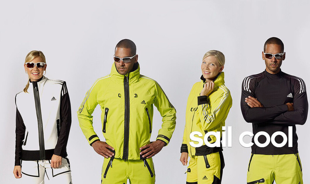 ADIDAS vil fra neste år også selge seilklær. ADIDAS vil fra neste år også selge seilklær.